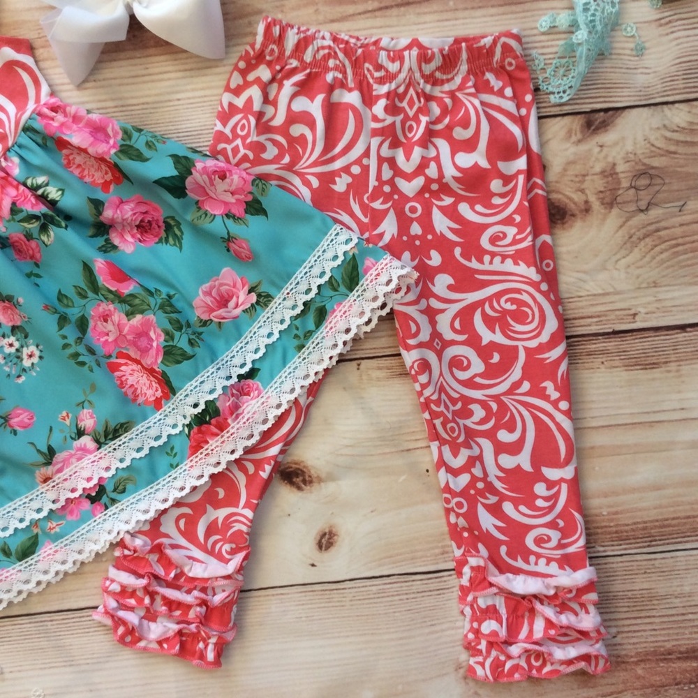 Boutique Girls 3pc Outfit - Picture 3 of 4